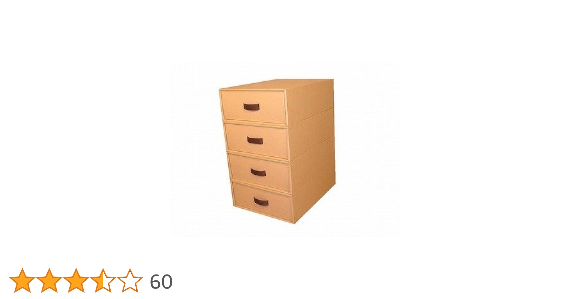 Amazon｜クローゼット用収納ボックス【4個セット】【組立不要